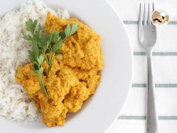 Poulet au curry et lait de coco Poulet au curry et lait de coco