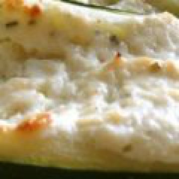 Courgettes farcies au chèvre frais Courgettes farcies au chèvre frais