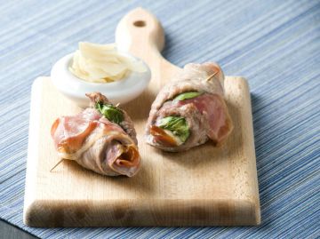 Saltimbocca au jambon et mozzarella Saltimbocca au jambon et mozzarella