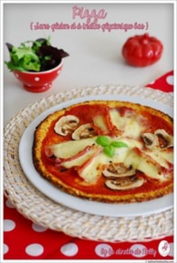 Pizza légère sans gluten Pizza légère sans gluten