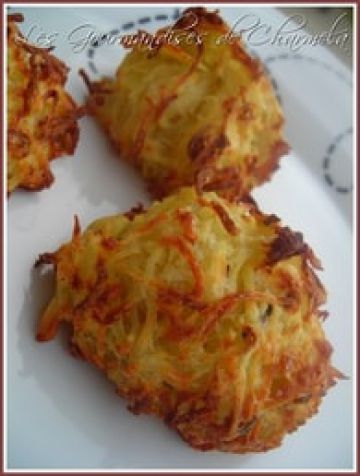 Galettes de pommes de terre et parmesan Galettes de pommes de terre et parmesan