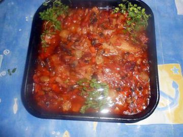 Tendron de veau grand mére