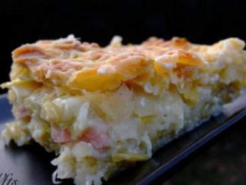Gratin de ravioles aux poireaux et bacon Gratin de ravioles aux poireaux et bacon