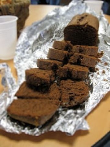 Gâteau au chocolat au beurre salé