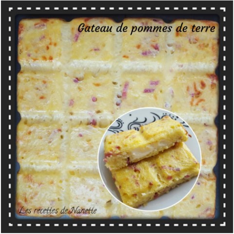 Gateau de pommes de terre Gateau de pommes de terre