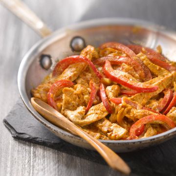 Sauté de dinde au paprika et poivron rouge Sauté de dinde au paprika et poivron rouge