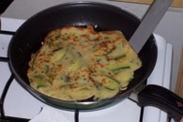 Crêpes aux courgettes Crêpes aux courgettes