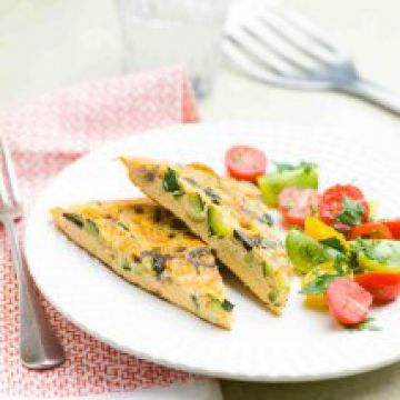 Tortilla courgettes oeufs Tortilla courgettes oeufs