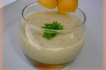 Gaspacho au melon et concombre