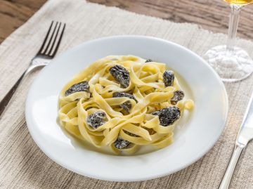 Pâtes fraîches aux morilles Pâtes fraîches aux morilles
