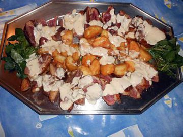 Magrets de canard aux pommes