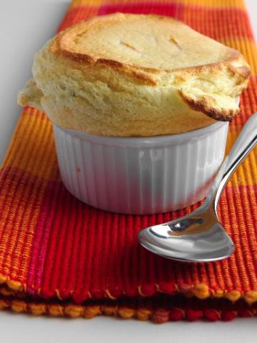 Soufflé pomme de terre jambon gratiné Soufflé pomme de terre jambon gratiné