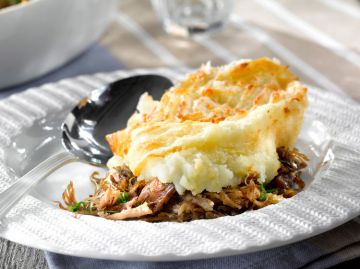 Parmentier au confit de canard Parmentier au confit de canard