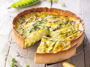 Tarte végétarienne de printemps Tarte végétarienne de printemps