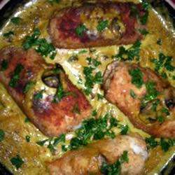 Poulet cordon bleu en sauce Poulet cordon bleu en sauce
