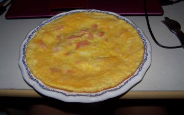 Omelette au saumon Omelette au saumon