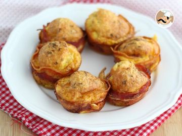 Muffins de bacon Muffins de bacon