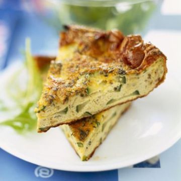 Tortilla aux courgettes et à la coriandre Tortilla aux courgettes et à la coriandre
