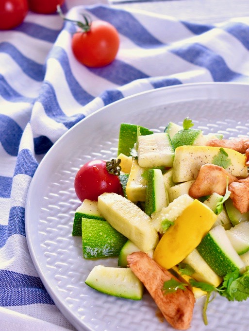 Poulet et courgettes Poulet et courgettes