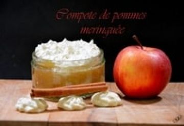 Compote de pommes meringuée (Compote) Compote de pommes meringuée (Compote)