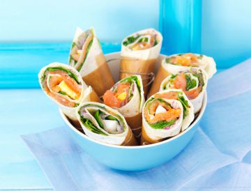 Wrap au saumon fumé Wrap au saumon fumé