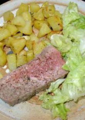 Côte de boeuf aux patates nouvelles Côte de boeuf aux patates nouvelles