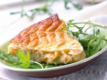 Tourte aux deux saumons Tourte aux deux saumons