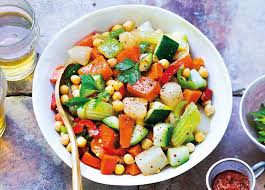 Couscous au poulet avec légumes surgelés Couscous au poulet avec légumes surgelés
