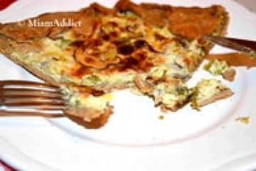 Tarte rustique poireaux champignons Tarte rustique poireaux champignons