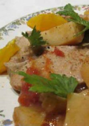 Rôti de veau sauce orangée Rôti de veau sauce orangée