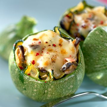 Gratin de moules et de courgettes Gratin de moules et de courgettes