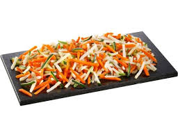 Julienne ou macédoine de légumes, surgelé Julienne ou macédoine de légumes, surgelé