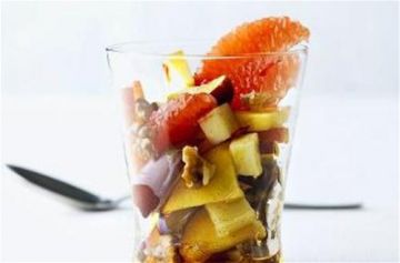 Salade de fruits à la cannelle et au piment Salade de fruits à la cannelle et au piment
