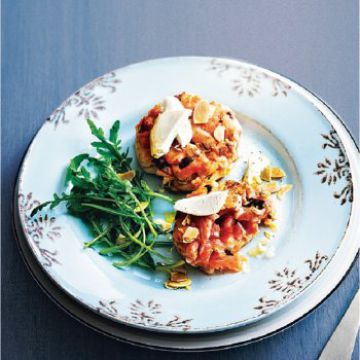 Tartare de saumon aux amandes Tartare de saumon aux amandes