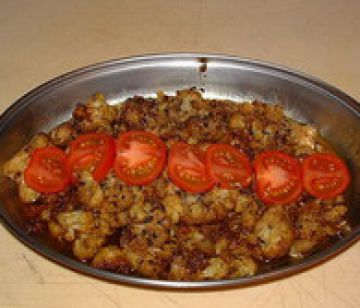 Chou-fleur au curry Chou-fleur au curry