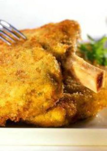 Côtes de veau panées à la milanaise Côtes de veau panées à la milanaise