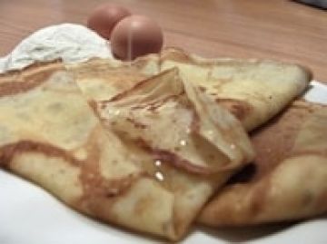 Crêpes légères au sucre vanillé Crêpes légères au sucre vanillé