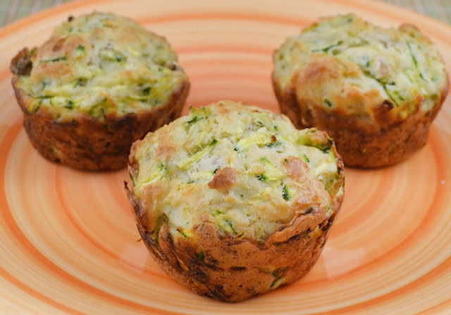 Muffins Light au Thon et Courgettes Muffins Light au Thon et Courgettes
