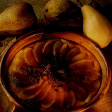 Poires caramélisées à la crème Poires caramélisées à la crème
