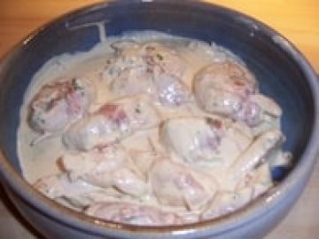 Blancs de poulet sauce à la moutarde Blancs de poulet sauce à la moutarde