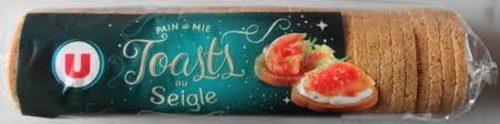 Pain de seigle, toasts Pain de seigle, toasts