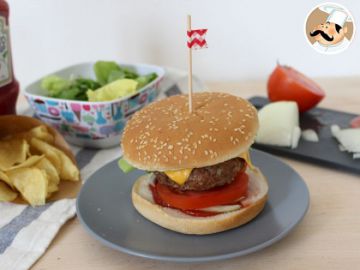 Hamburger au boeuf Hamburger au boeuf
