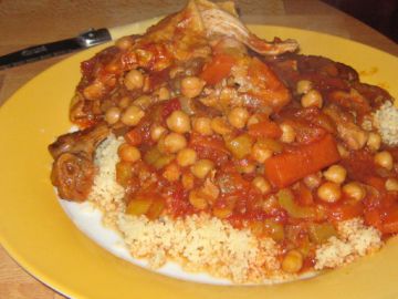 Couscous poulet et merguez facile Couscous poulet et merguez facile