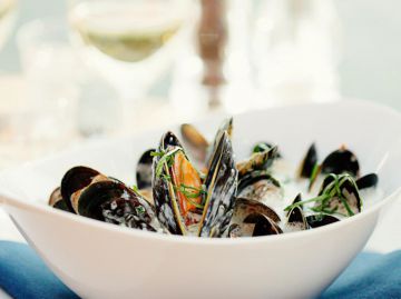 Moules sauce poulette maison Moules sauce poulette maison