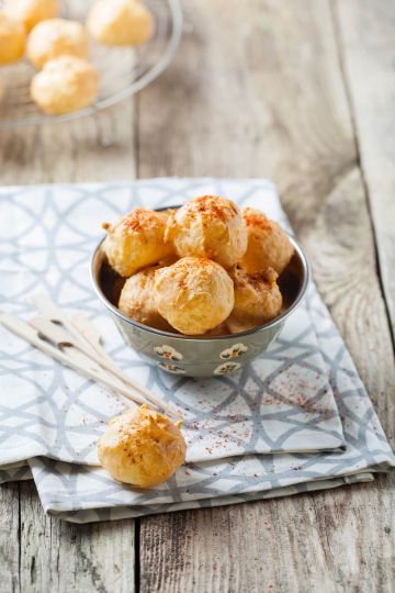 Chouquettes au gruyère Chouquettes au gruyère
