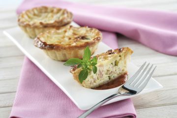 Mini quiches lorraine sans pâte Mini quiches lorraine sans pâte