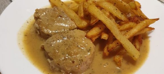 Filet mignon de porc à la moutarde au cookeo