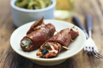 Roulés de veau au jambon, à la mozzarelle et à la sauge Roulés de veau au jambon, à la mozzarelle et à la sauge