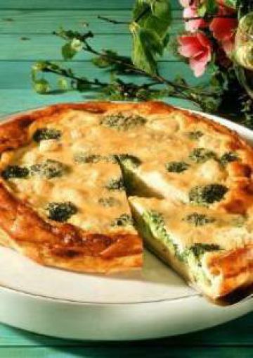 Quiche aux brocolis et au chou-fleur Quiche aux brocolis et au chou-fleur