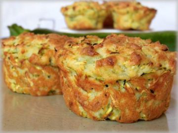 Moelleux au chèvre et à la courgette Moelleux au chèvre et à la courgette